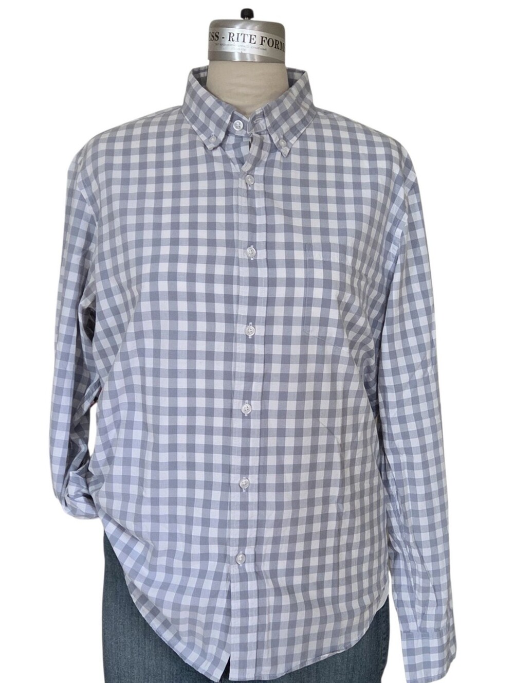 J. Crew Factory Slim Fit Button Down Shirt Size Large